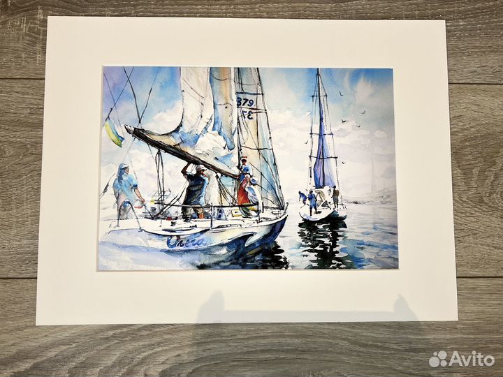 Картина акварель