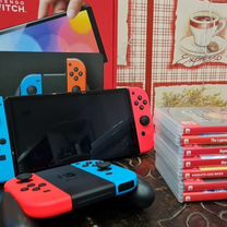 Nintendo switch oled \ Joy-Con Pair \ игры
