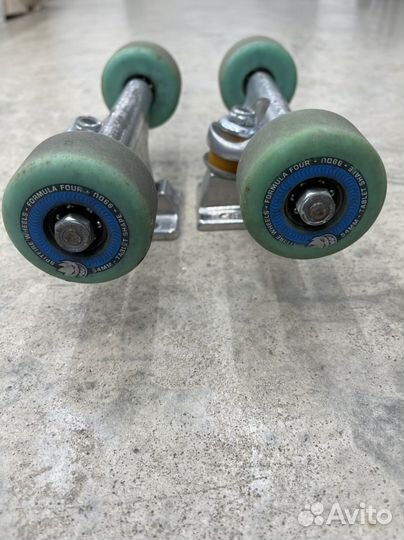 Подвески для скейта independent + колеса spitfire