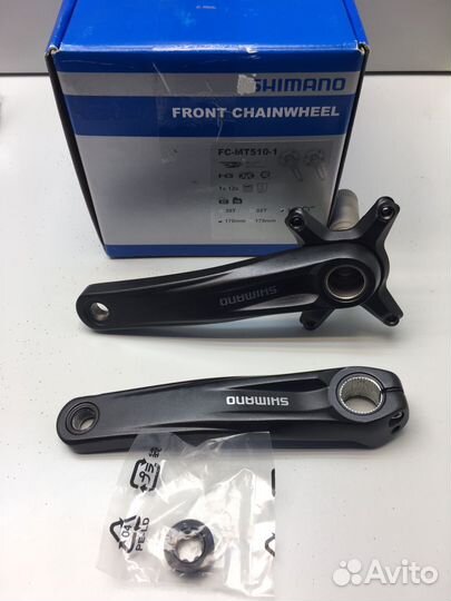 Шатуны shimano fc-mt510 170мм