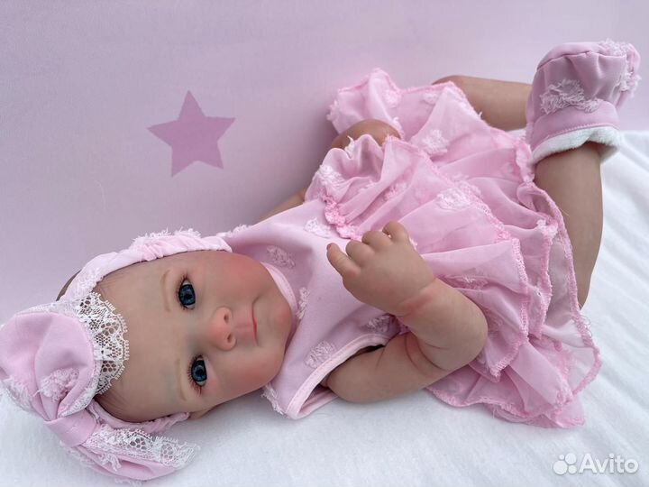 Кукла пупс реборн силиконовая