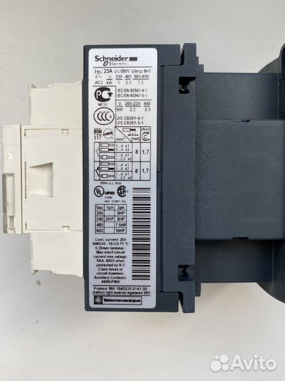 Контактор schneider electric