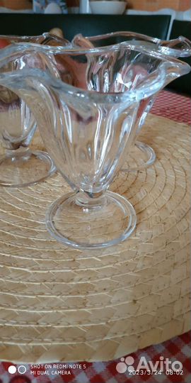 Креманки из стекла 3 шт