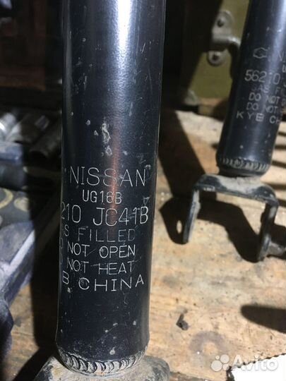 Задние амортизаторы ниссан теана