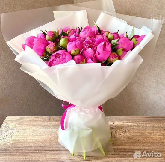 Букет пионов