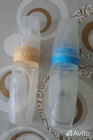 Ниблер бутылочка-ложка 2 в 1