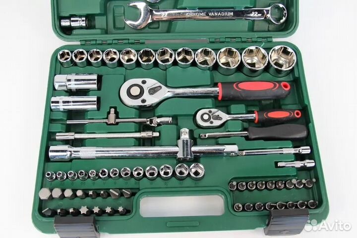 Набор инструментов 78 предметов в защитном кейсе