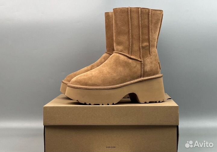 Угги UGG Clasic Twin Seam New Heights Chestnut