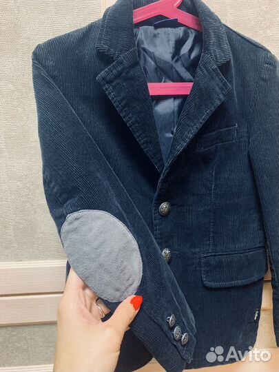 Вельветовый пиджак на мальчика Gulliver