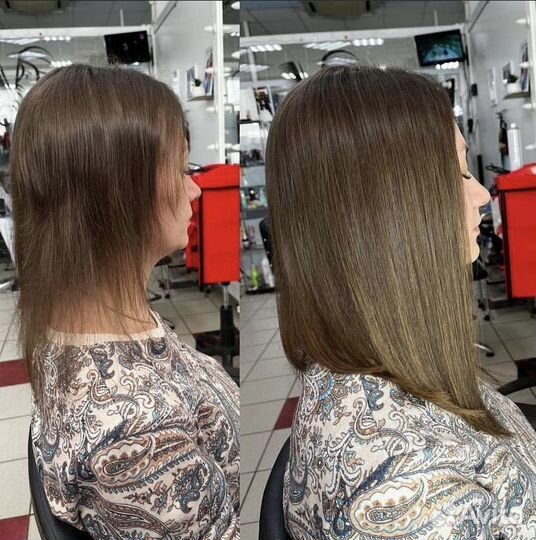 Горячее итальянское наращивание волос