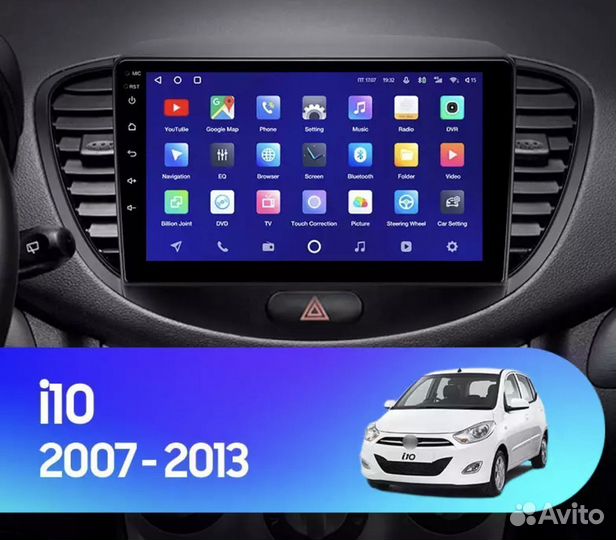 Штатная магнитола Hyundai i10 2007-2013 1-16