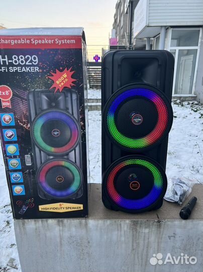 Блютуз колонка большая новая