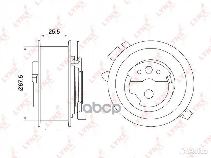 Ролик натяжной / грм audi A3 1.6D-2.0D 03-12