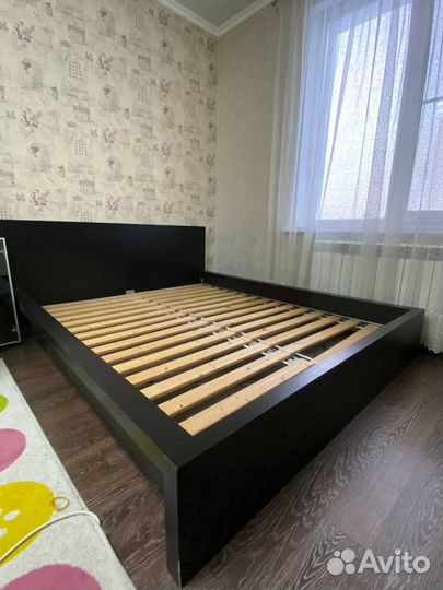 Кровать с матрасом IKEA мальм 160х200