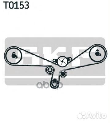 Комплект грм AudiA4/A6 2.4/2.8 97-00 vkma01202 Skf