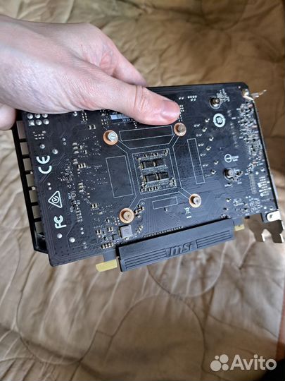 MSI nvidia GeForce GTX 1650 GTX 1650 D6 ventus XS