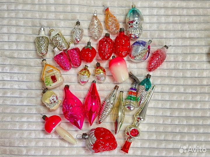 Елочные игрушки СССР 61 штука