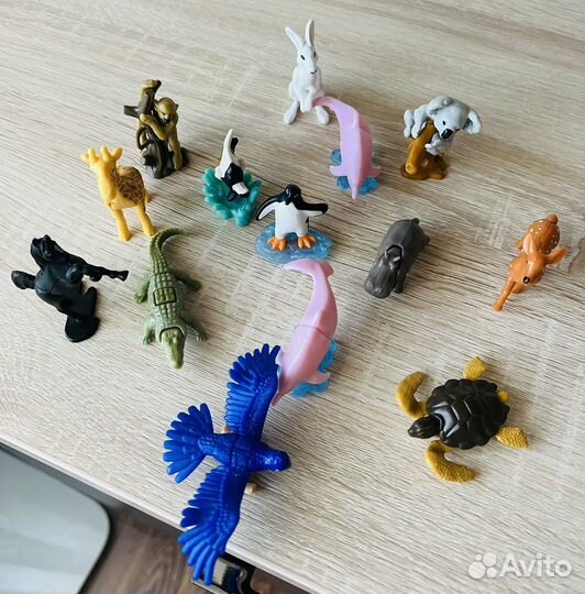 Игрушки из киндера коллекция Животные