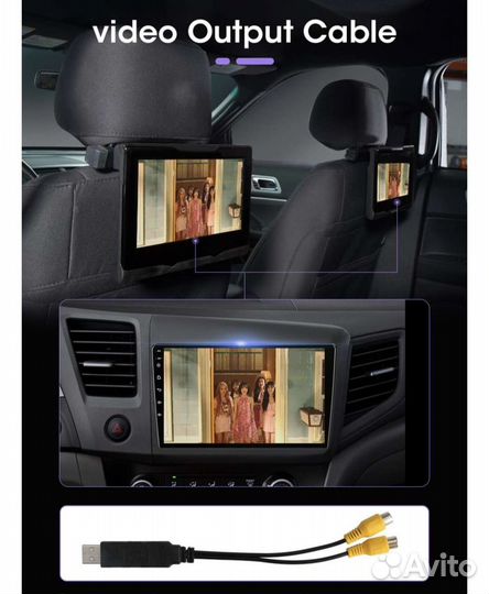 USB video адаптер для android магнитолы rca cvbs