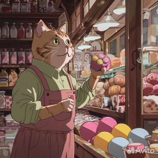 Продавец сладостей на пол дня утро/вечер на выбор