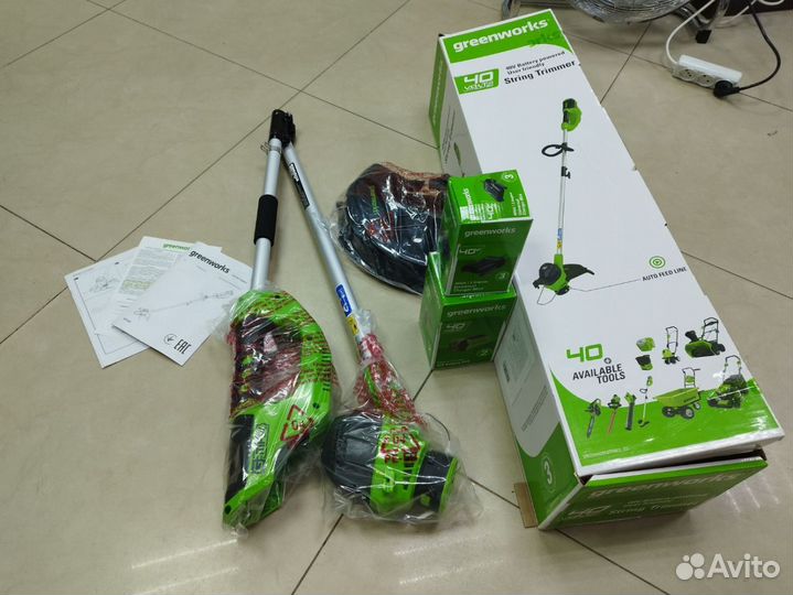 Триммер аккумуляторный Greenworks G40LTK2 2101507U