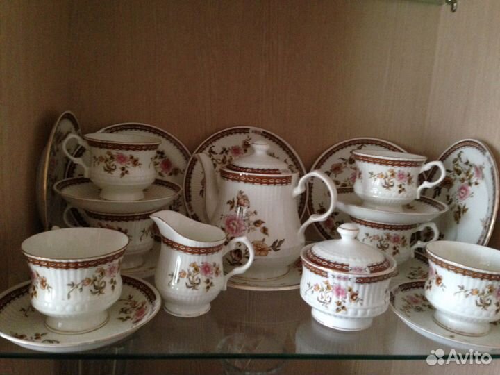 Сервиз фарфоровый кофейный Индия 21 - предмет