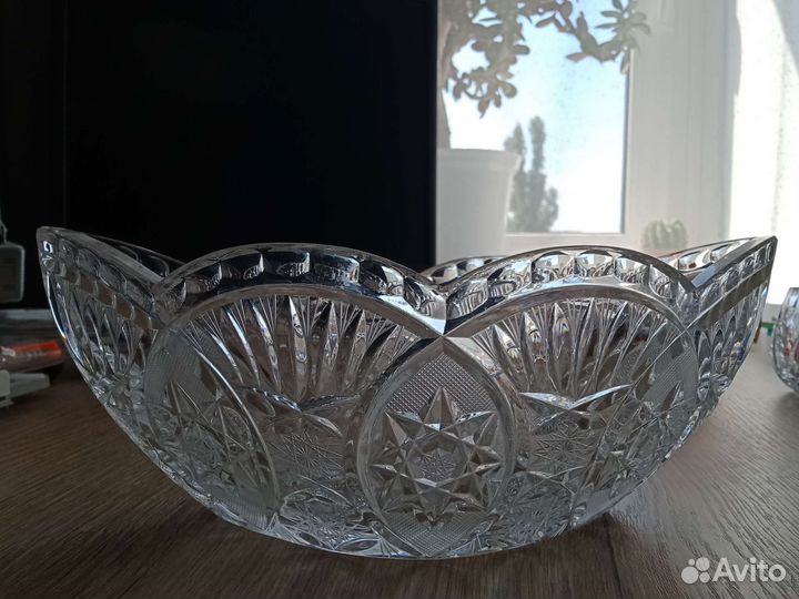 Салатник,конфетницы хрустальный СССР