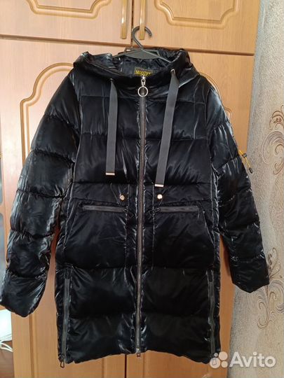 Куртка зимняя женская черная 46 48
