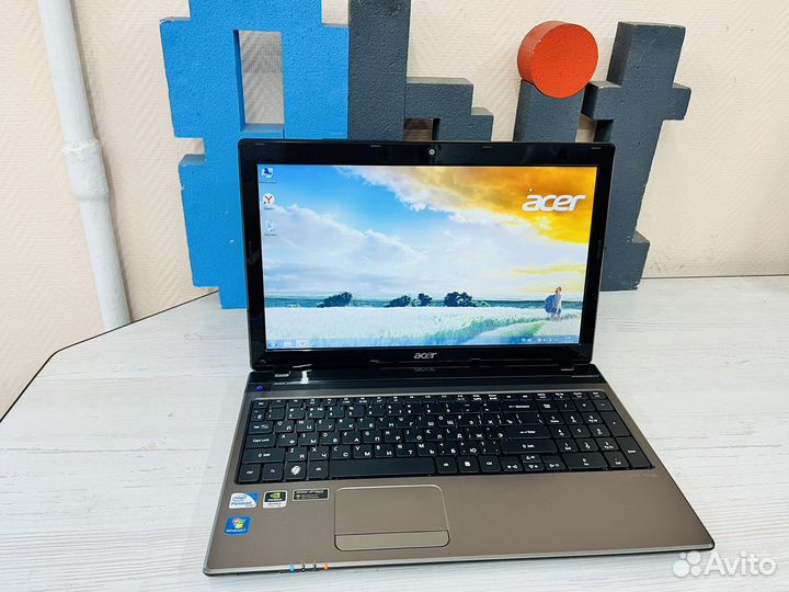Мощный ноутбук Acer core i3 6gb nvidia