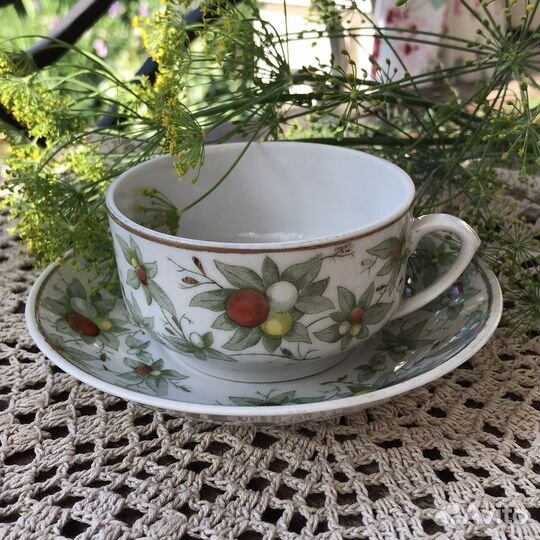 Чашка с блюдцем Чайная пара