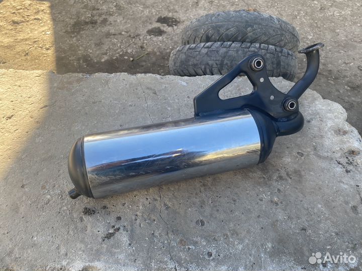 Глушитель honda dio 34