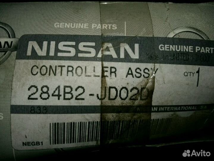 Блок комфорта Ниссан Кашкай J10 284B2JD02D
