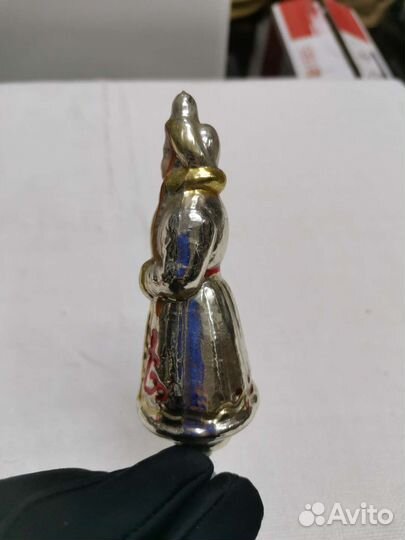 Ёлочная игрушка Снегурочка на прищепке (Ч)