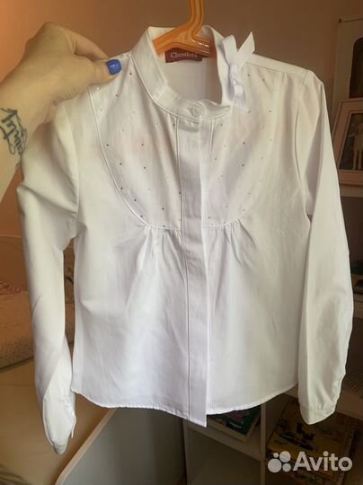 Школьная блузка 128