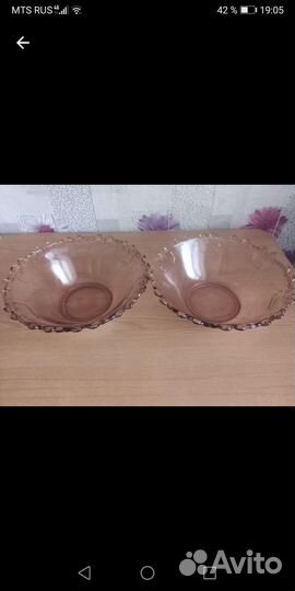 Салатница стеклянная