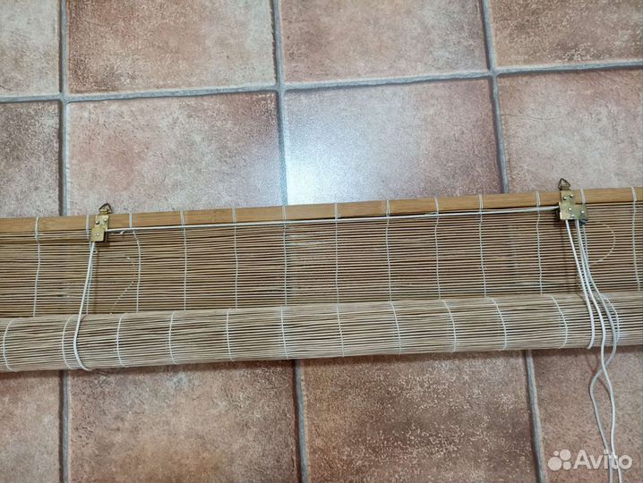 Жалюзи рулонные соломенные