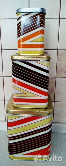 Банки жестяные СССР для продуктов