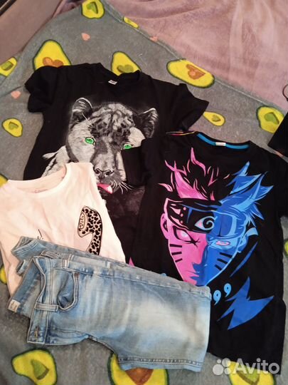 Вещи для девочки пакетом 140