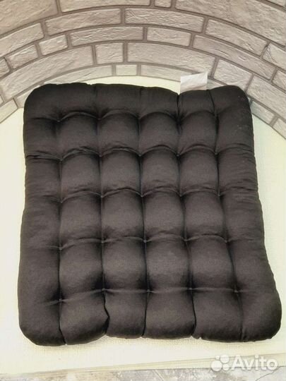 Подушка на стул с гречневой лузгой 40на40