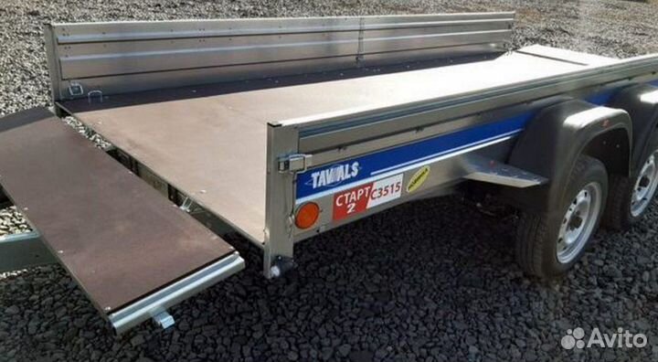 Прицеп двухосный оцинкованный 3515 3.5*1.5