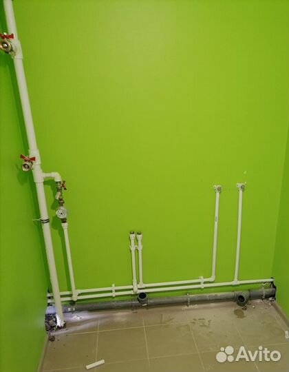 Замена отопления, водопровода и прочие сантехработ