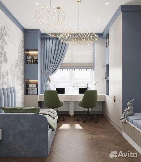 Рабочая зона у окна на заказ