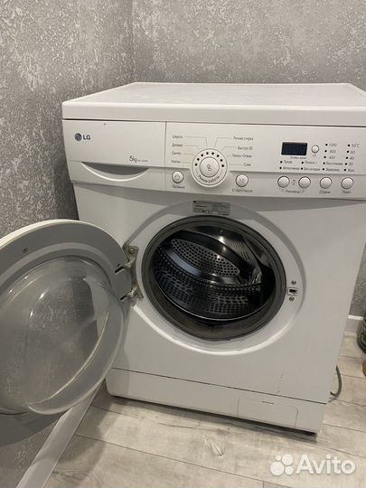 Стиральная машина бу lg 5 кг