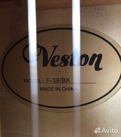 Акустическая гитара Veston F-38/BK + аксессуары