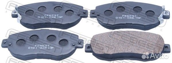 Колодки тормозные передние toyota chaser GX90,J