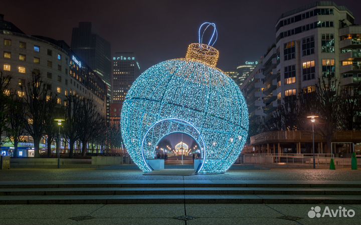 Уличные световые фигуры для оформления города