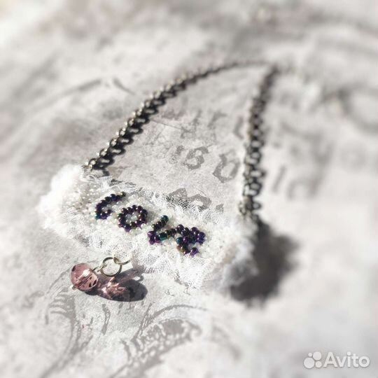 Колье из бисера