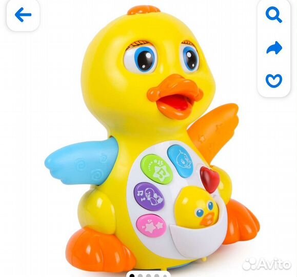 Интерактивная игрушка уточка