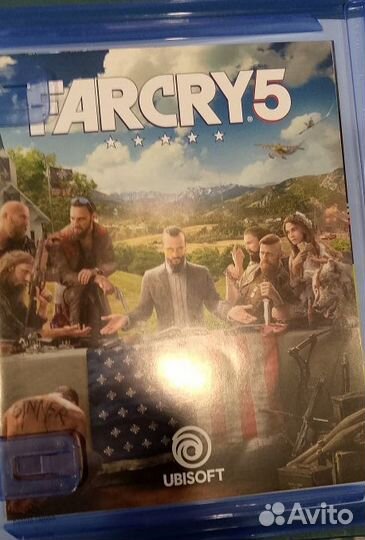 Диск Far cry 5 ps4