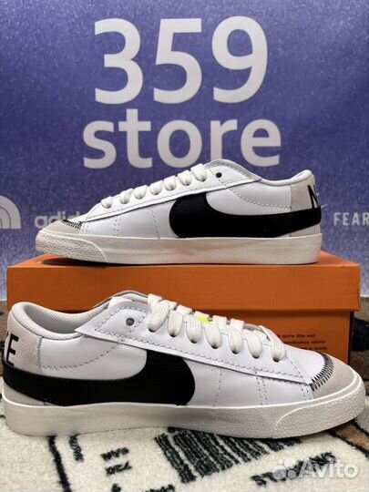 Кроссовки Nike Blazer Low Оригинал Jumbo White